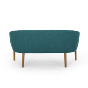 Mid Century Modern Loveseat With Channel Stitched Backrest - R&R Furniture Gallery (Fountain Valley, CA)