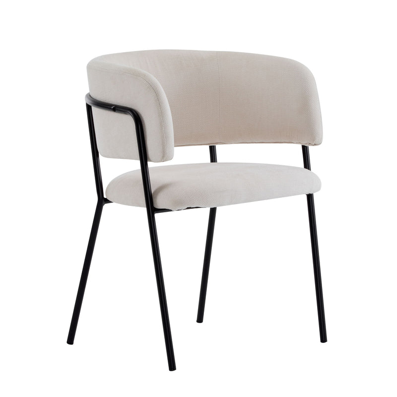 Modern Upholstered Arm Dining Chair Set - R&R Furniture Gallery (Fountain Valley, CA)