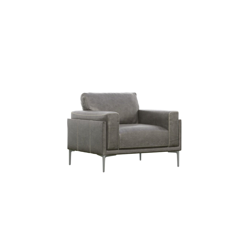 Transitional Fabric Chair - Dark Gray - R&R Furniture Gallery (Fountain Valley, CA)