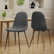 Elegant Dining Chair Set With Fabric - R&R Furniture Gallery (Fountain Valley, CA)