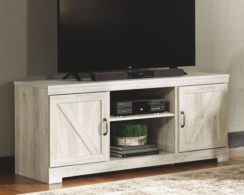 Bellaby - TV Stand W/Fireplace Option - R&R Furniture Gallery (Fountain Valley, CA)
