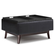 Owen - Tray Top Small Coffee Table Upholstered Storage Ottoman - R&R Furniture Gallery (Fountain Valley, CA)