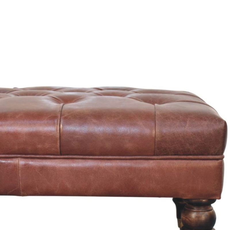 Buffalo - Ottoman With Castor Legs - R&R Furniture Gallery (Fountain Valley, CA)