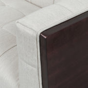 Contemporary Mid-Century Charm 3 Seater Sofa With Button Tufted Waffle Stitching - R&R Furniture Gallery (Fountain Valley, CA)