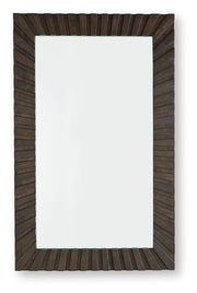 Advin - Accent Mirror - Dark Brown - R&R Furniture Gallery (Fountain Valley, CA)