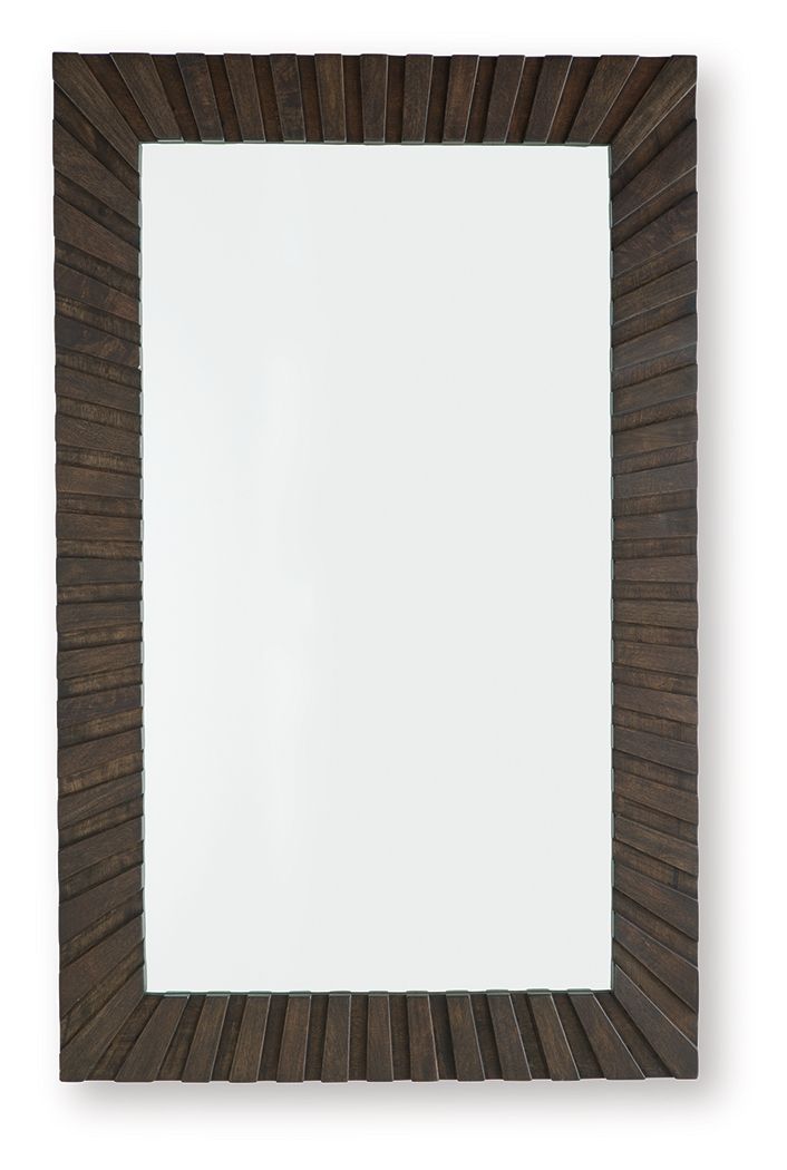 Advin - Accent Mirror - Dark Brown - R&R Furniture Gallery (Fountain Valley, CA)