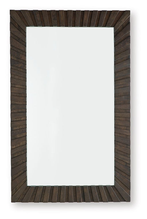 Advin - Accent Mirror - Dark Brown - R&R Furniture Gallery (Fountain Valley, CA)