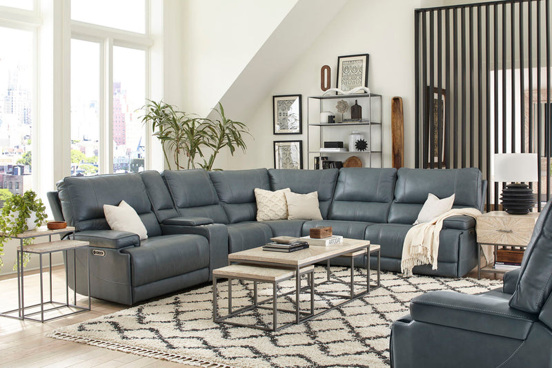 Whitman - Power Reclining Sectional - R&R Furniture Gallery (Fountain Valley, CA)
