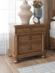 Rowlenstown - Three Drawer Night Stand - R&R Furniture Gallery (Fountain Valley, CA)