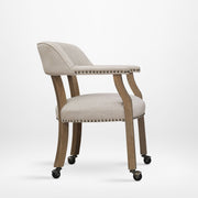 Monroe - Dining And Game Chair - Beige - R&R Furniture Gallery (Fountain Valley, CA)