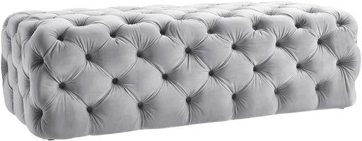 Kaylee - Velvet Ottoman - R&R Furniture Gallery (Fountain Valley, CA)