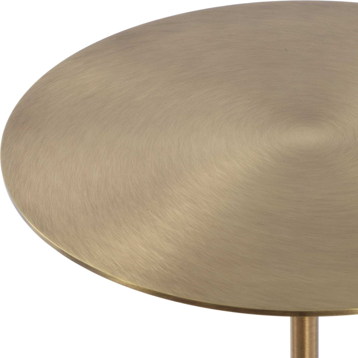 Verlin - Brass Drink Table - Black