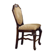 Chateau De Ville - Counter Height Chair (Set of 2) - Fabric & Espresso - R&R Furniture Gallery (Fountain Valley, CA)