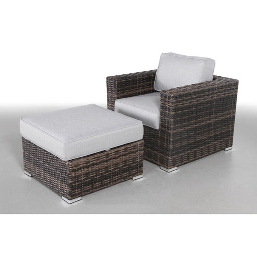 Outdoor Patio Chair Set For Patio With Foam Cushions - R&R Furniture Gallery (Fountain Valley, CA)