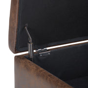 Owen - Upholstered Rectangular Storage Ottoman - R&R Furniture Gallery (Fountain Valley, CA)