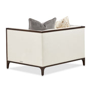 Belmont Place - Matching Chair - Cream / Espresso - R&R Furniture Gallery (Fountain Valley, CA)