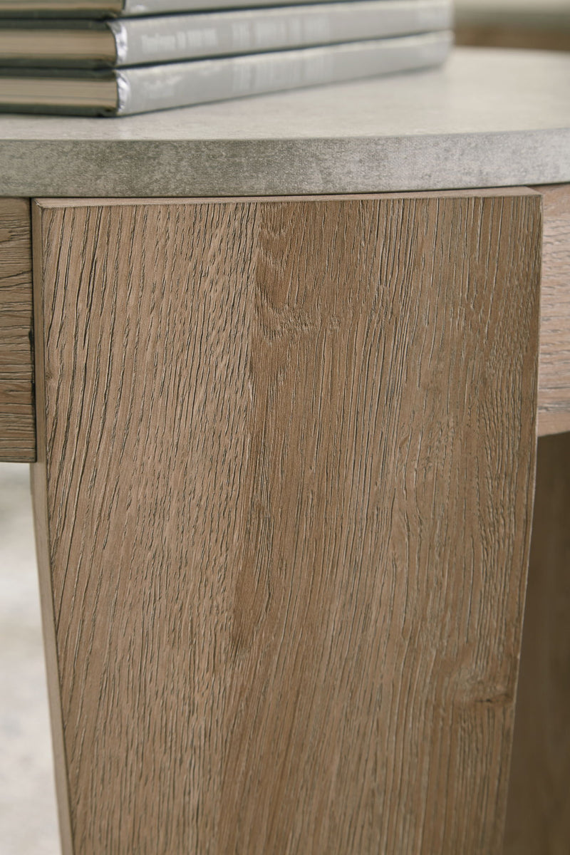 Guystone - Occasional Table Set (Set of 3) - Light Brown - R&R Furniture Gallery (Fountain Valley, CA)