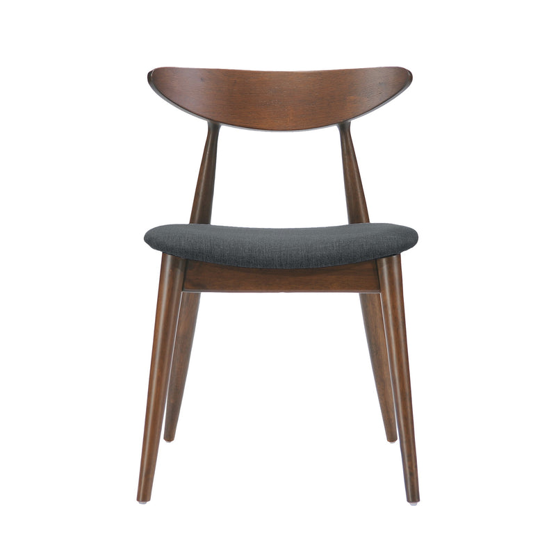 Retro Dining Chairs With Ergonomic Back (Set of 2) - R&R Furniture Gallery (Fountain Valley, CA)