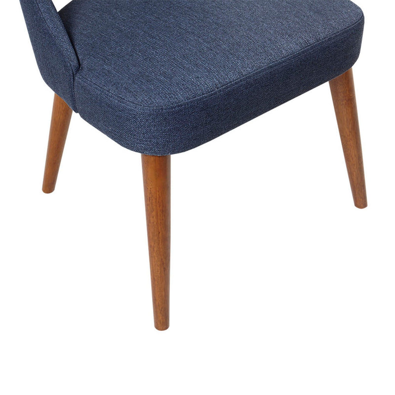 Dining Side Chair Upholstered Textured (Set of 2) - Navy - R&R Furniture Gallery (Fountain Valley, CA)