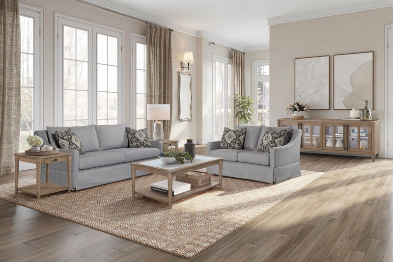 Sofa With 3 Reversable Cushions And 2 Pillows - R&R Furniture Gallery (Fountain Valley, CA)
