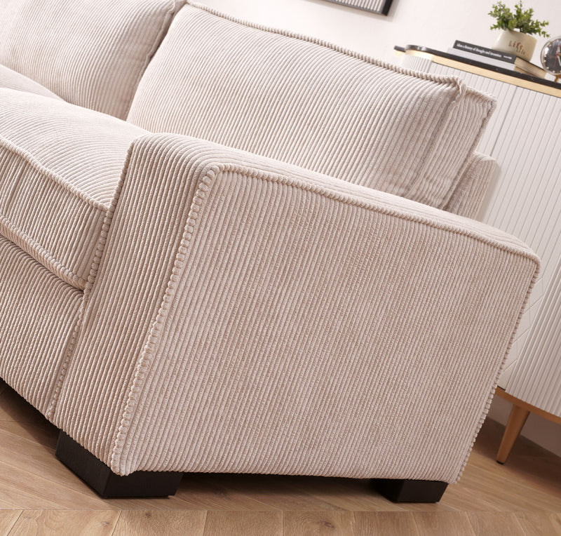 Luxe - Sofa With Sleek Design, Spacious And Comfortable 3 Seater Couch - R&R Furniture Gallery (Fountain Valley, CA)