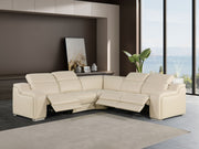 1116 - Power Reclining Italian Leather Sectional - R&R Furniture Gallery (Fountain Valley, CA)