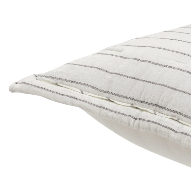 Monaco - Comforter Euro Sham - Ivory - R&R Furniture Gallery (Fountain Valley, CA)