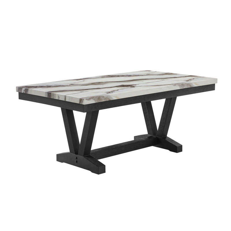 Panda Oceanic - Dining Table And Chairs Set - Black - R&R Furniture Gallery (Fountain Valley, CA)