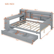 Daybed With 3 Drawers USB Ports And Desk - R&R Furniture Gallery (Fountain Valley, CA)