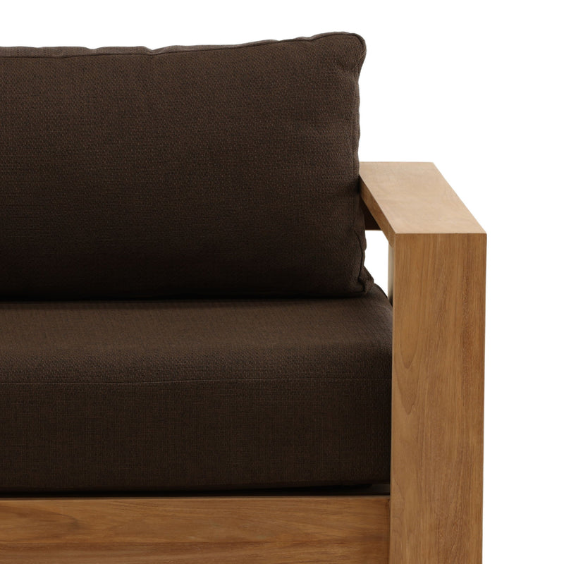 Naya - Outdoor Sofa Chair - Woolacombe Chocolate And Natural