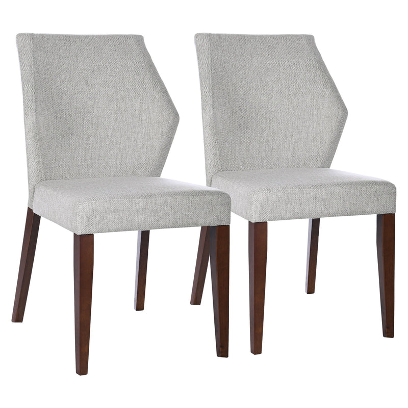 Luca - Dining Chair (Set of 2) - Light Gray - R&R Furniture Gallery (Fountain Valley, CA)