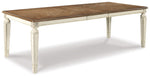 Realyn - Rectangular Dining Room Extension Table - Chipped White - R&R Furniture Gallery (Fountain Valley, CA)