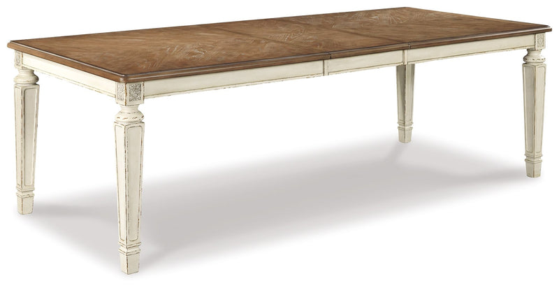 Realyn - Rectangular Dining Room Extension Table - Chipped White - R&R Furniture Gallery (Fountain Valley, CA)