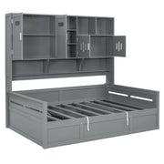 Daybed With All-In-One Cabinet And Shelf - R&R Furniture Gallery (Fountain Valley, CA)
