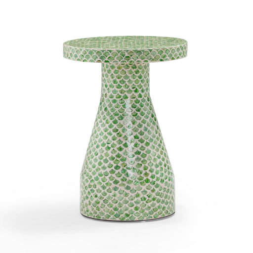 Halio - Checkered Shell Side Table - R&R Furniture Gallery (Fountain Valley, CA)