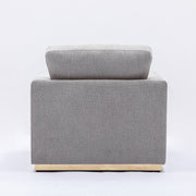 Valin - Chair - Gray Linen - R&R Furniture Gallery (Fountain Valley, CA)