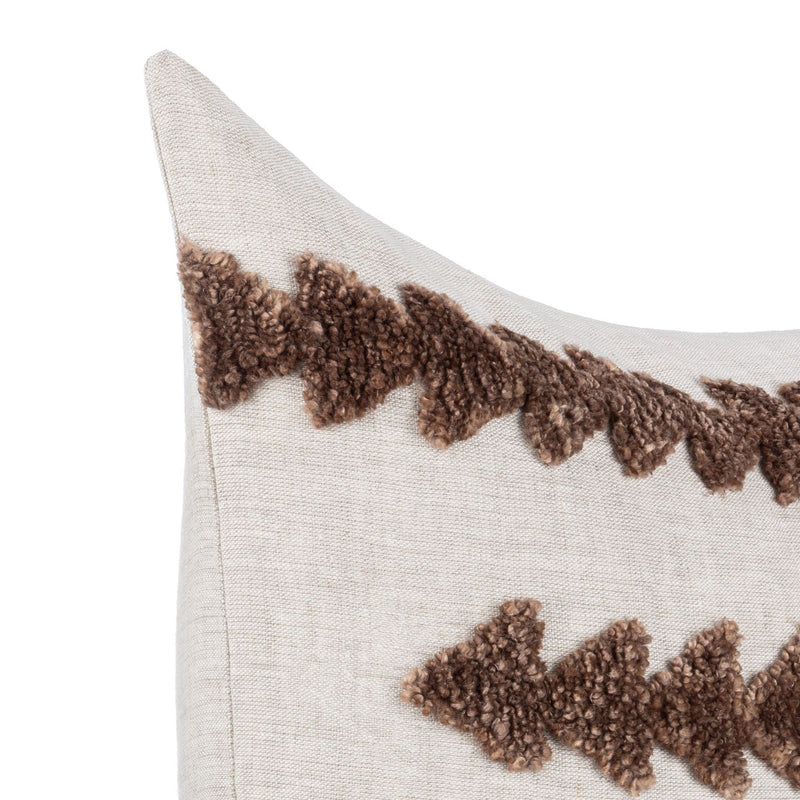 Lineage - Essay 22" x 22"Pillow - Frothed Brown - R&R Furniture Gallery (Fountain Valley, CA)