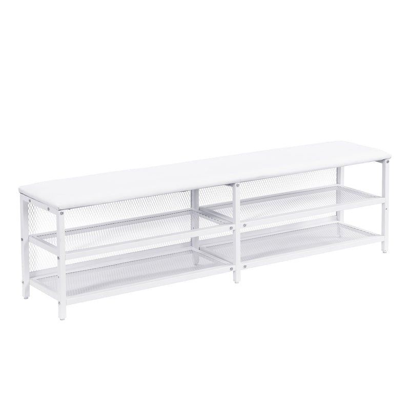 Platform Bed With 2 Tier Storage Shelves, Storage Cabinet - R&R Furniture Gallery (Fountain Valley, CA)