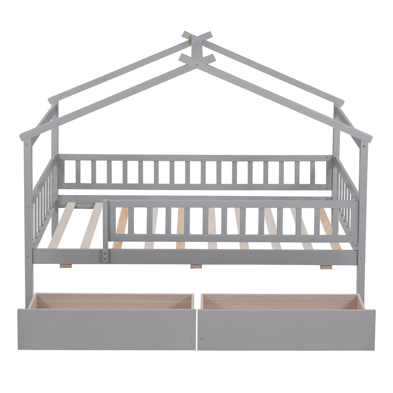 House Bed With 2 Drawers - R&R Furniture Gallery (Fountain Valley, CA)