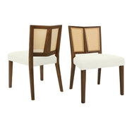 Mid Century Rattan Dining Chair Without Arms Set - R&R Furniture Gallery (Fountain Valley, CA)