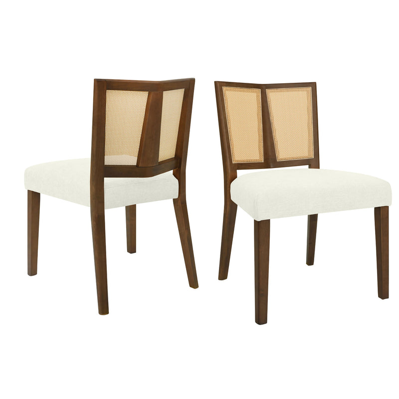 Mid Century Rattan Dining Chair Without Arms Set - R&R Furniture Gallery (Fountain Valley, CA)