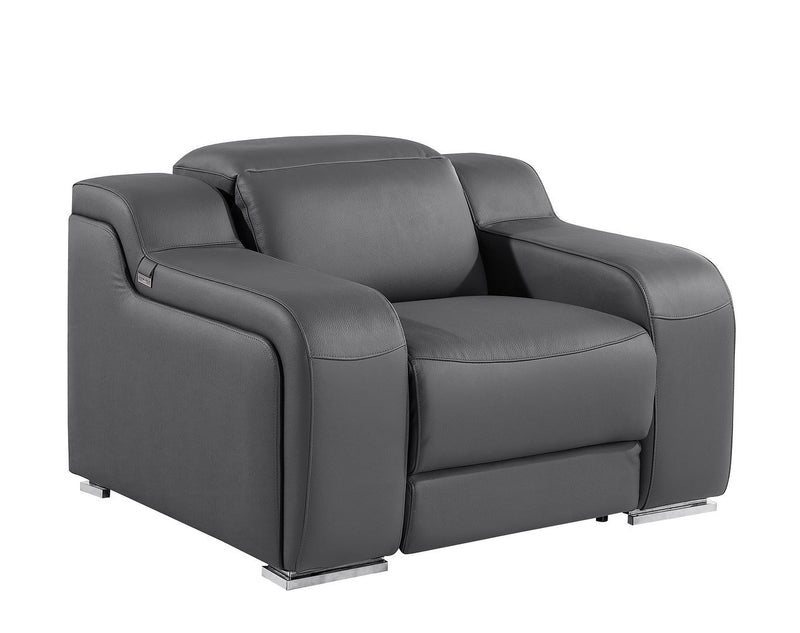 1116 - 7-Piece Modular Power Reclining Sofa, Loveseat & Chair Set In With 6 Power Recliners & Power Headrests