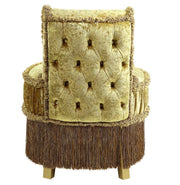 Bernadette - Vanity Stool - Gold - R&R Furniture Gallery (Fountain Valley, CA)
