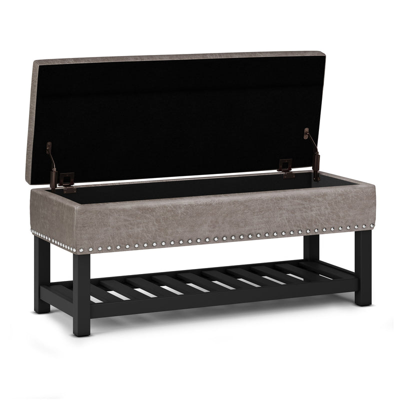 Lomond - Upholstered Storage Ottoman Bench - R&R Furniture Gallery (Fountain Valley, CA)