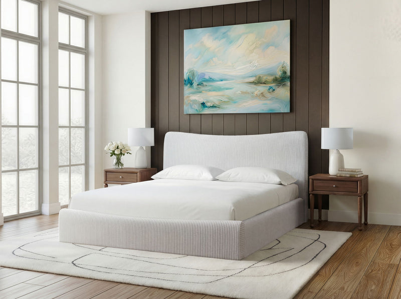 Windham Uph King Bed - Sage