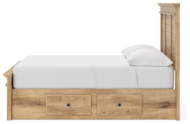 Makidern - Panel Storage Bed With 2 Under Bed Storage Units - R&R Furniture Gallery (Fountain Valley, CA)