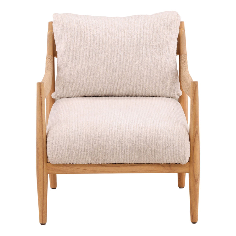 Rehan - Occasional Chair - Ellery Cream And Natural