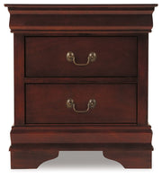 Alisdair - Two Drawer Night Stand - Reddish Brown - R&R Furniture Gallery (Fountain Valley, CA)