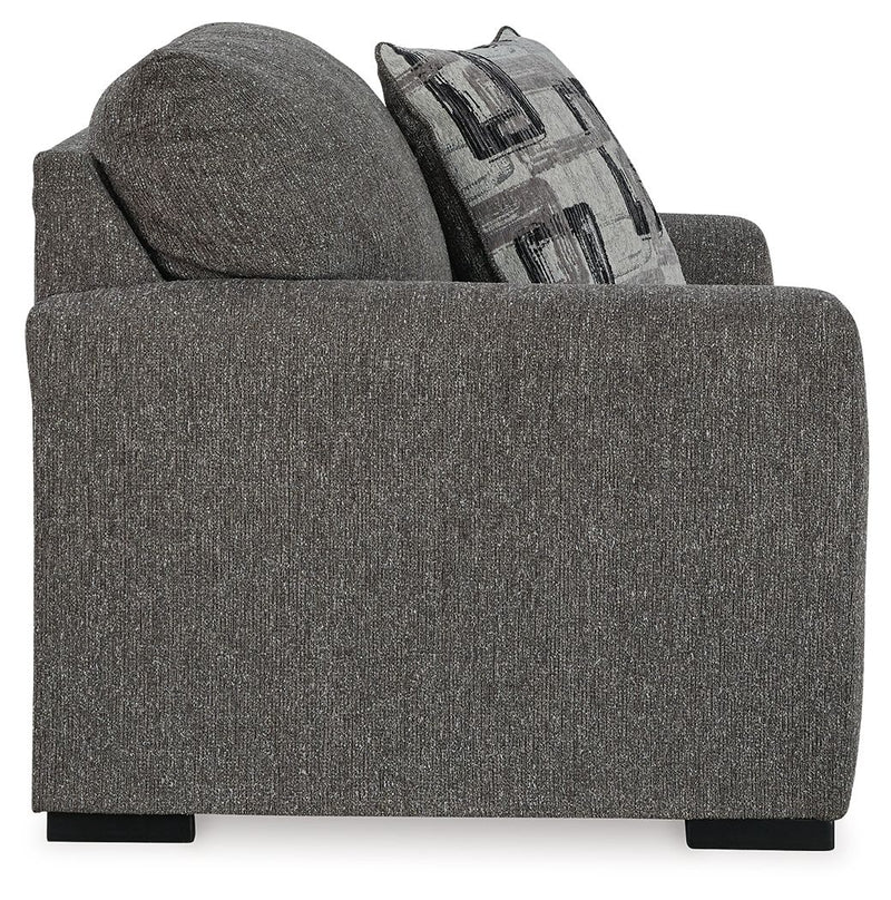 Gardiner - 2 Pc. - Chair And A Half, Ottoman - Pewter - R&R Furniture Gallery (Fountain Valley, CA)