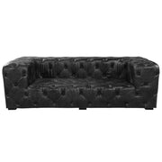 Brancaster - Sofa - Black Top Grain Leather & Aluminum - R&R Furniture Gallery (Fountain Valley, CA)